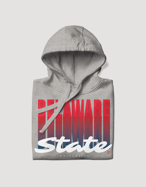 Dungeon Forward - The Yard Essentials - Delaware State University - Fade Hoodie - DungeonForward