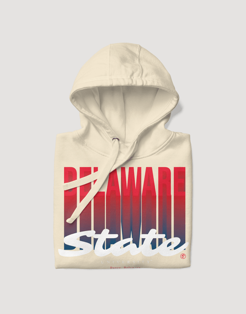Dungeon Forward - The Yard Essentials - Delaware State University - Fade Hoodie - DungeonForward