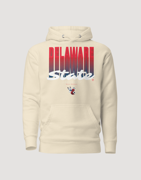 Dungeon Forward - The Yard Essentials - Delaware State University - Fade Hoodie - DungeonForward