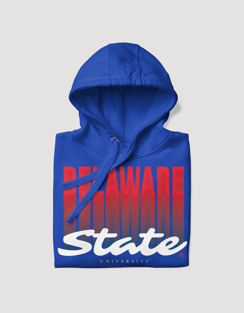 Dungeon Forward - The Yard Essentials - Delaware State University - Fade Hoodie - DungeonForward