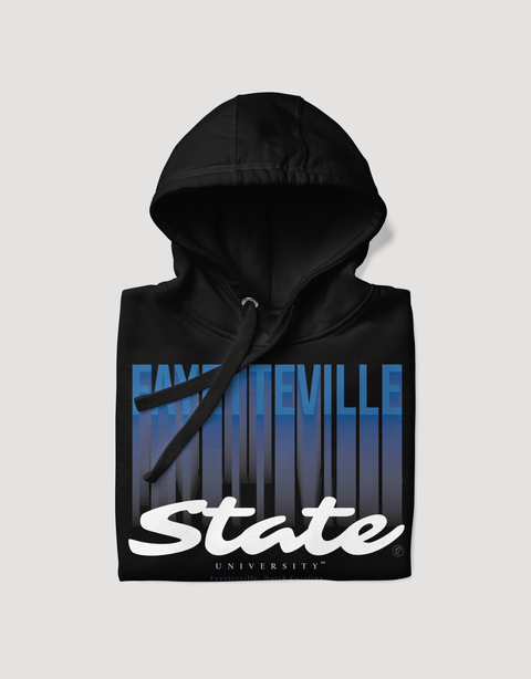 Dungeon Forward - The Yard Essentials - Fayetteville State University - Fade Hoodie - DungeonForward