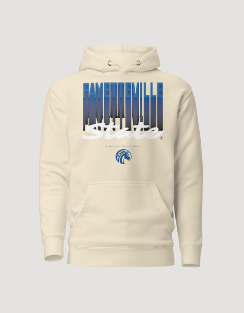 Dungeon Forward - The Yard Essentials - Fayetteville State University - Fade Hoodie - DungeonForward