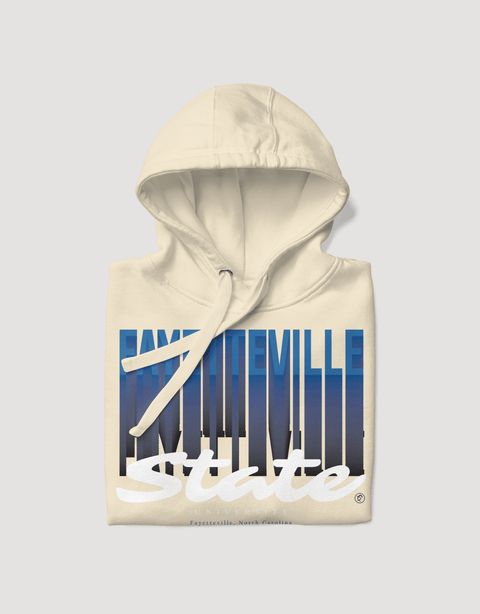 Dungeon Forward - The Yard Essentials - Fayetteville State University - Fade Hoodie - DungeonForward
