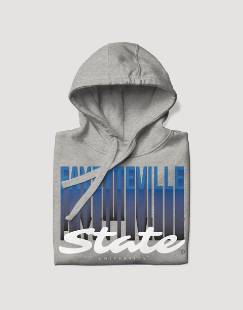 Dungeon Forward - The Yard Essentials - Fayetteville State University - Fade Hoodie - DungeonForward