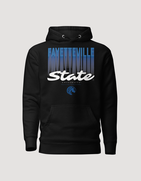 Dungeon Forward - The Yard Essentials - Fayetteville State University - Fade Hoodie - DungeonForward