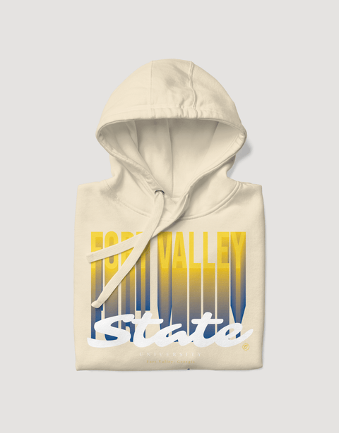 Dungeon Forward - The Yard Essentials - Fort Valley State University - Fade Hoodie - DungeonForward