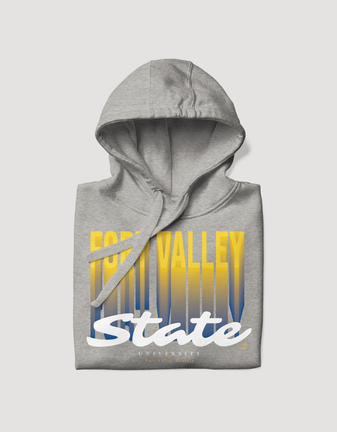 Dungeon Forward - The Yard Essentials - Fort Valley State University - Fade Hoodie - DungeonForward