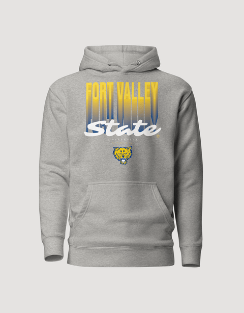 Dungeon Forward - The Yard Essentials - Fort Valley State University - Fade Hoodie - DungeonForward