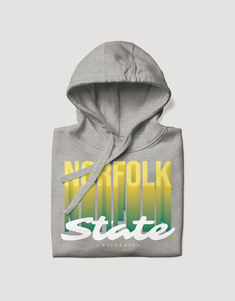 Dungeon Forward - The Yard Essentials - Norfolk State University - Fade Hoodie - DungeonForward