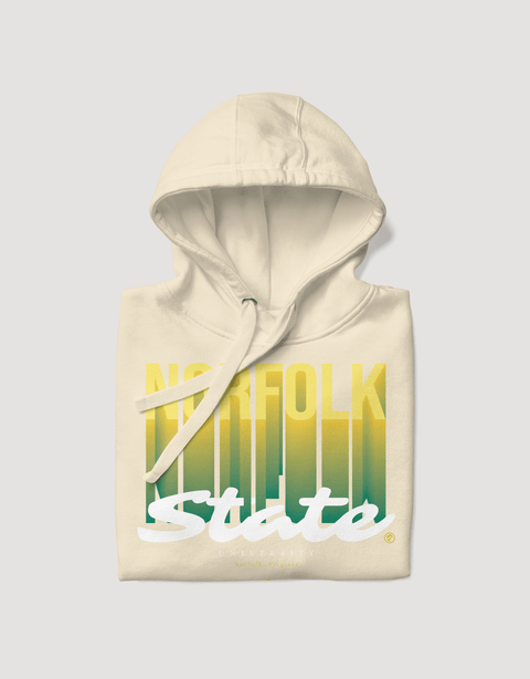 Dungeon Forward - The Yard Essentials - Norfolk State University - Fade Hoodie - DungeonForward
