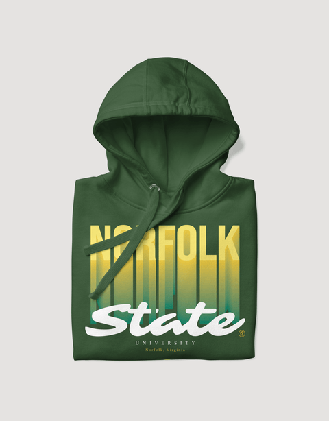 Dungeon Forward - The Yard Essentials - Norfolk State University - Fade Hoodie - DungeonForward