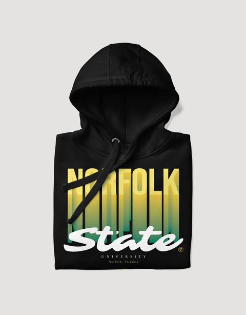 Dungeon Forward - The Yard Essentials - Norfolk State University - Fade Hoodie - DungeonForward