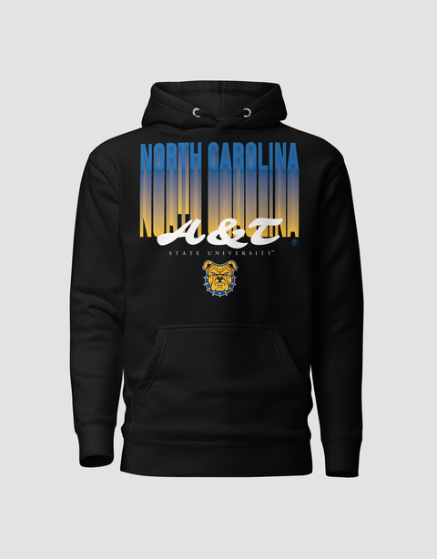 Dungeon Forward - The Yard Essentials - North Carolina A&T - Fade Hoodie - DungeonForward