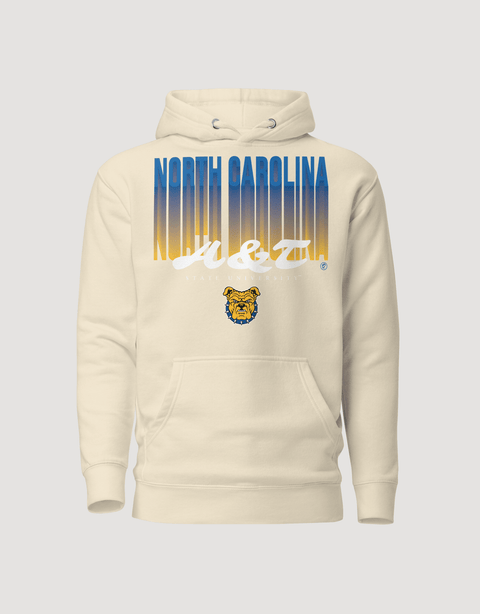 Dungeon Forward - The Yard Essentials - North Carolina A&T - Fade Hoodie - DungeonForward