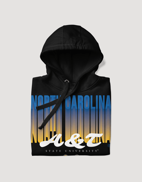 Dungeon Forward - The Yard Essentials - North Carolina A&T - Fade Hoodie - DungeonForward
