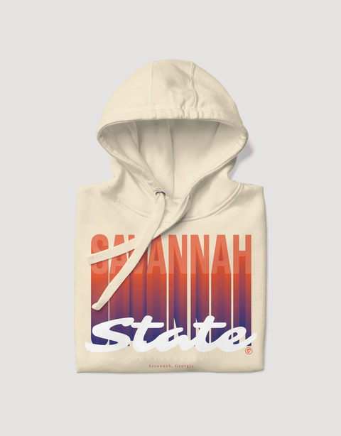 Dungeon Forward - The Yard Essentials - Savannah State University - Fade Hoodie - DungeonForward