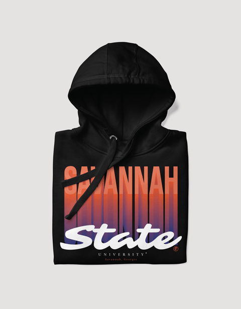 Dungeon Forward - The Yard Essentials - Savannah State University - Fade Hoodie - DungeonForward