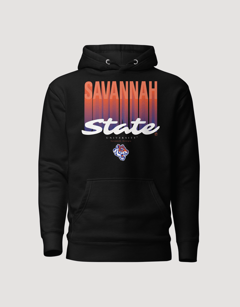 Dungeon Forward - The Yard Essentials - Savannah State University - Fade Hoodie - DungeonForward