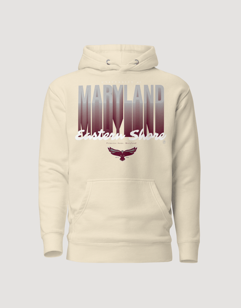 Dungeon Forward - The Yard Essentials - University of Maryland Eastern Shore - Fade Hoodie - DungeonForward