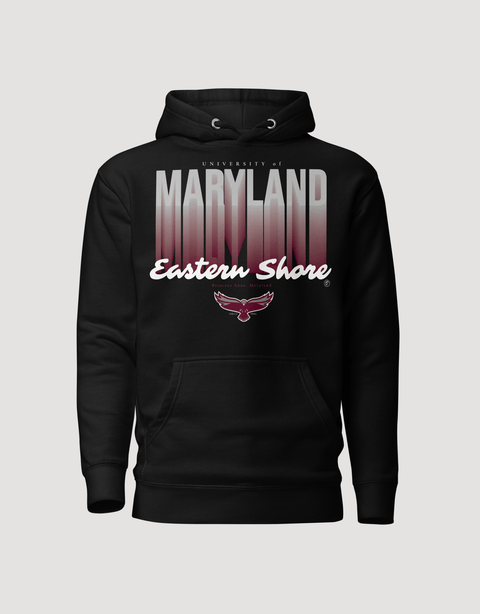 Dungeon Forward - The Yard Essentials - University of Maryland Eastern Shore - Fade Hoodie - DungeonForward