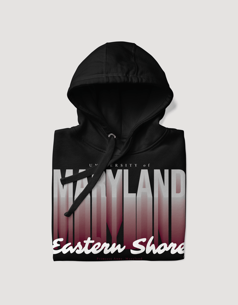 Dungeon Forward - The Yard Essentials - University of Maryland Eastern Shore - Fade Hoodie - DungeonForward