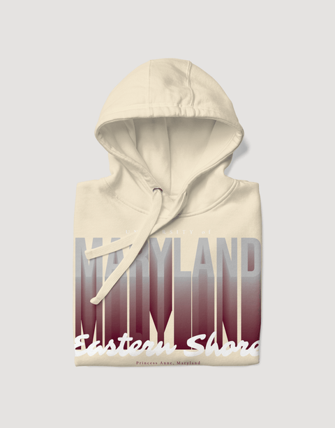 Dungeon Forward - The Yard Essentials - University of Maryland Eastern Shore - Fade Hoodie - DungeonForward