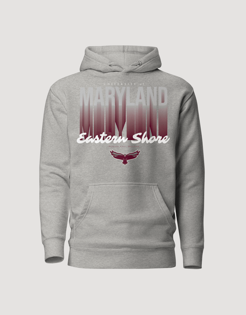 Dungeon Forward - The Yard Essentials - University of Maryland Eastern Shore - Fade Hoodie - DungeonForward