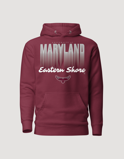 Dungeon Forward - The Yard Essentials - University of Maryland Eastern Shore - Fade Hoodie - DungeonForward