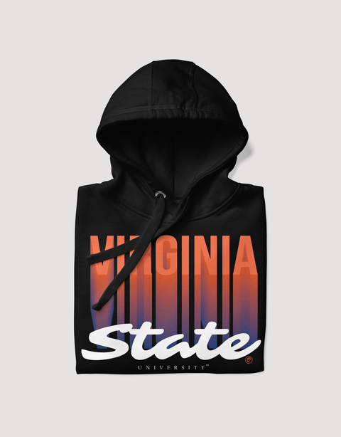 Dungeon Forward - The Yard Essentials - Virginia State University - Fade Hoodie - DungeonForward