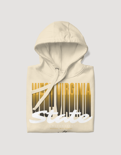 Dungeon Forward - The Yard Essentials - West Virginia State University - Fade Hoodie - DungeonForward