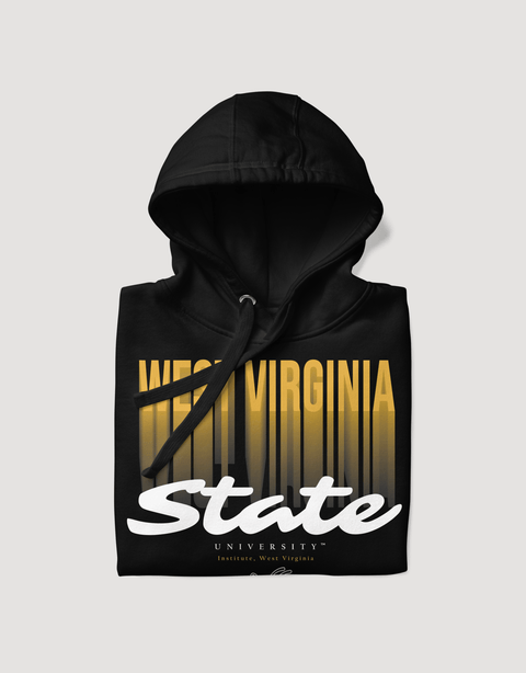 Dungeon Forward - The Yard Essentials - West Virginia State University - Fade Hoodie - DungeonForward