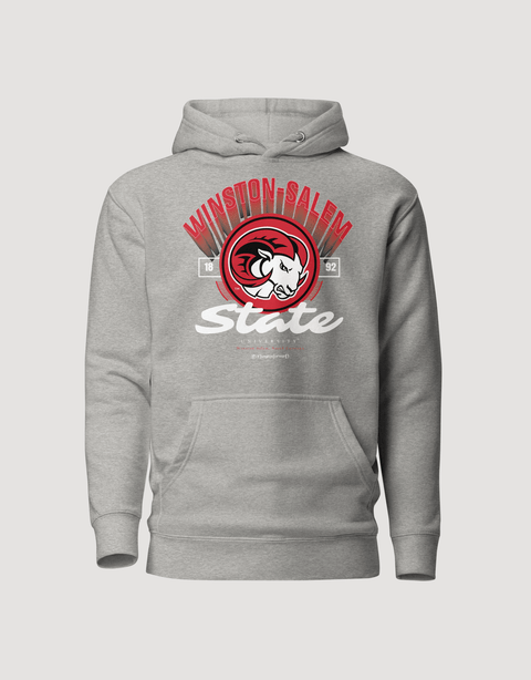 Dungeon Forward - The Yard Essentials - Winston Salem State University - Fade Hoodie - DungeonForward