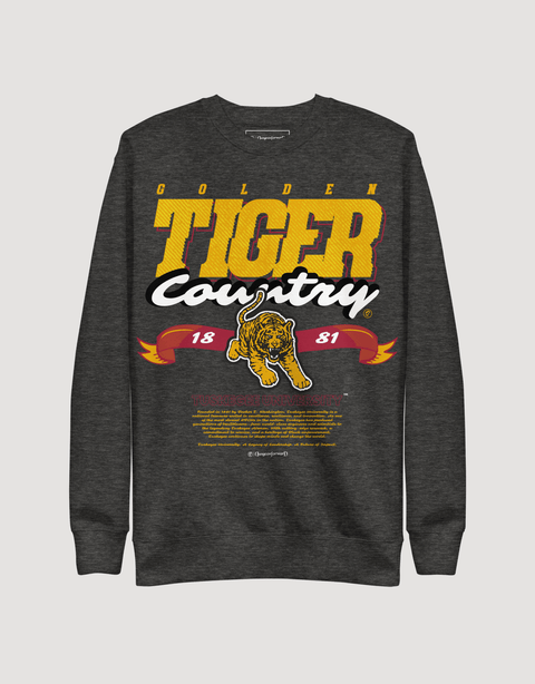 Dungeon Forward - Tuskegee University - Golden Tiger Country - Classic Sweatshirt - DungeonForward