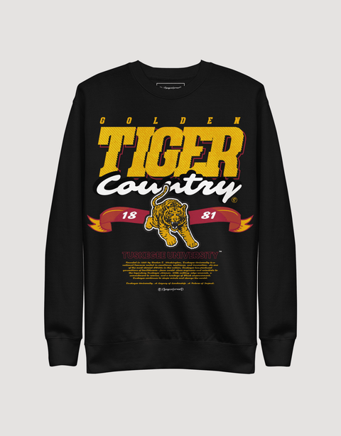 Dungeon Forward - Tuskegee University - Golden Tiger Country - Classic Sweatshirt - DungeonForward