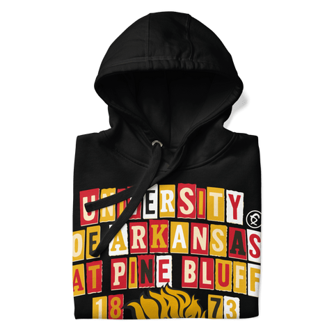 Dungeon Forward - University Of Arkansas at Pine Bluff - Collage Hoodie - DungeonForward