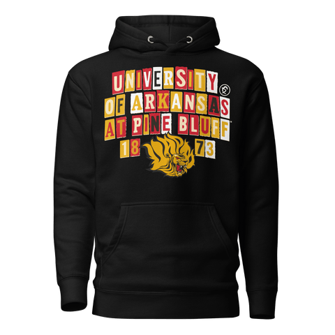 Dungeon Forward - University Of Arkansas at Pine Bluff - Collage Hoodie - DungeonForward