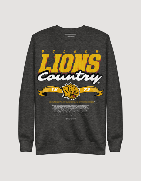 Dungeon Forward - University of Arkansas at Pine Bluff - Golden Lion Country - Classic Sweatshirt - DungeonForward