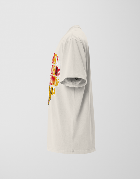 Dungeon Forward - University of Arkansas at Pine Bluff - The Collage - Oversized Tee - DungeonForward