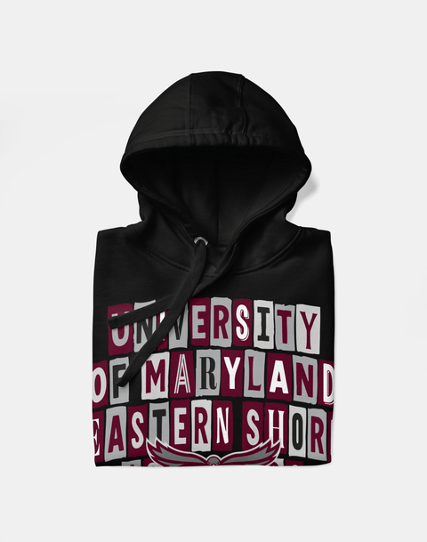 Dungeon Forward - University Of MaryLand Eastern Shore - Collage Hoodie - DungeonForward