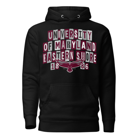 Dungeon Forward - University Of MaryLand Eastern Shore - Collage Hoodie - DungeonForward