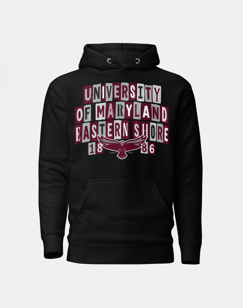 Dungeon Forward - University Of MaryLand Eastern Shore - Collage Hoodie - DungeonForward