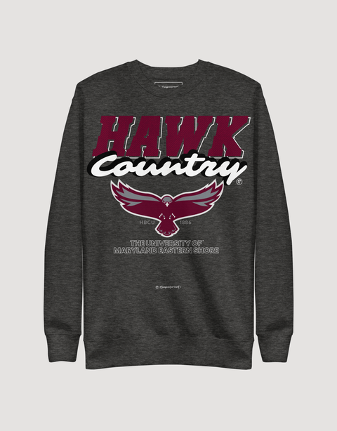 Dungeon Forward - University of Maryland Eastern Shore - Hawk Country - Classic Sweatshirt - DungeonForward