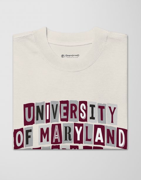 Dungeon Forward - University of Maryland Eastern Shore - The Collage - Oversized Tee - DungeonForward