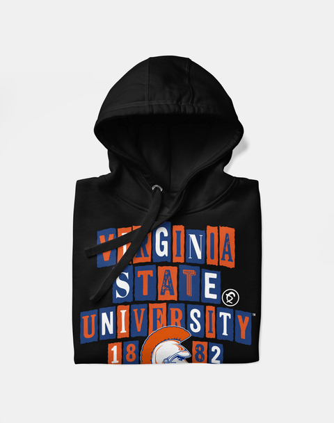 Dungeon Forward - Virginia State University - Collage Hoodie - DungeonForward