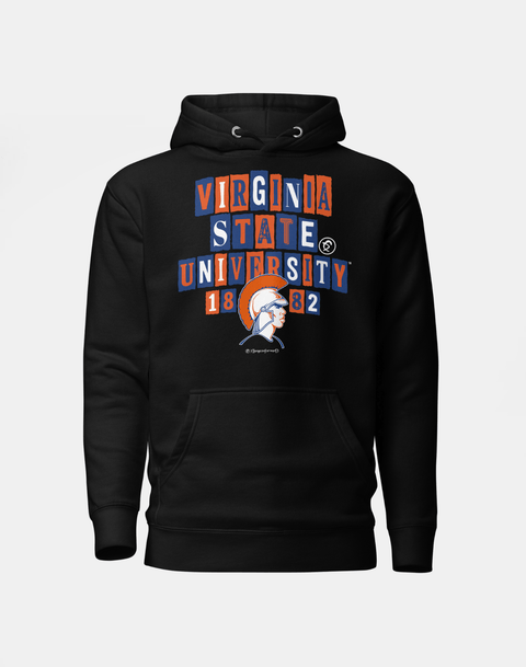 Dungeon Forward - Virginia State University - Collage Hoodie - DungeonForward