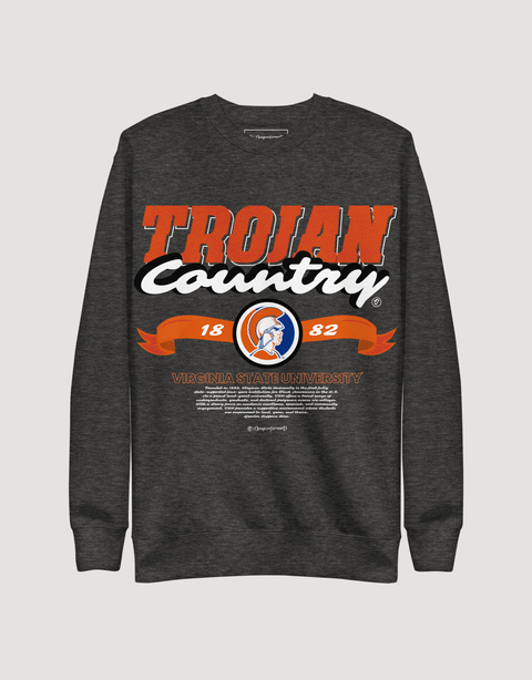 Dungeon Forward - Virginia State University - Trojan Country - Classic Sweatshirt - DungeonForward