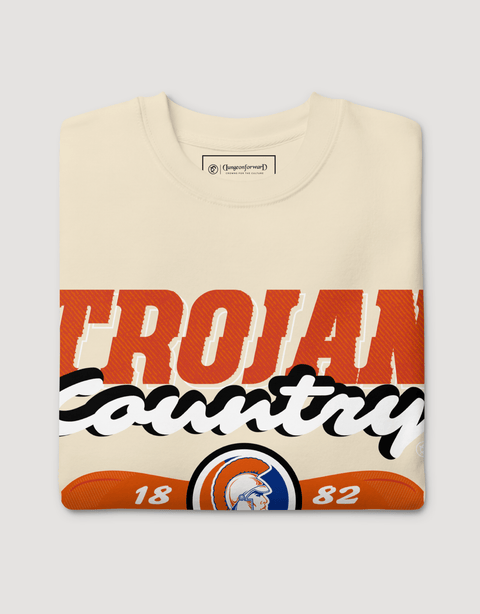 Dungeon Forward - Virginia State University - Trojan Country - Classic Sweatshirt - DungeonForward
