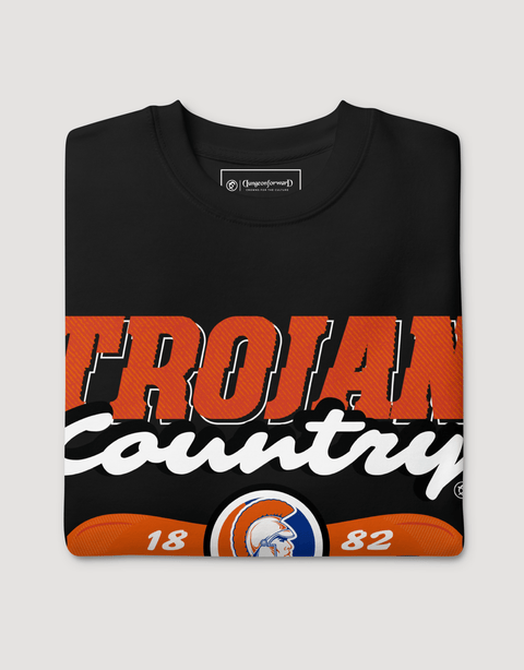 Dungeon Forward - Virginia State University - Trojan Country - Classic Sweatshirt - DungeonForward