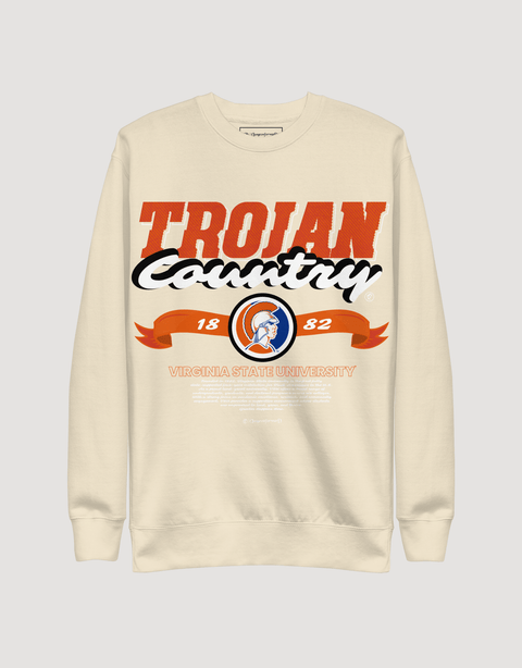 Dungeon Forward - Virginia State University - Trojan Country - Classic Sweatshirt - DungeonForward