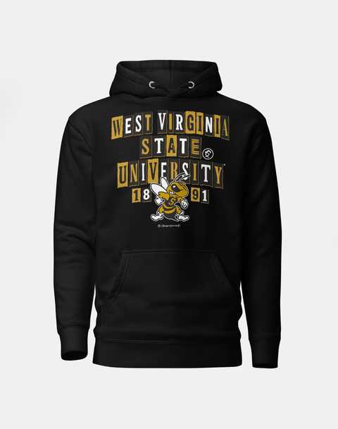 Dungeon Forward - West Virginia State University - Collage Hoodie - DungeonForward